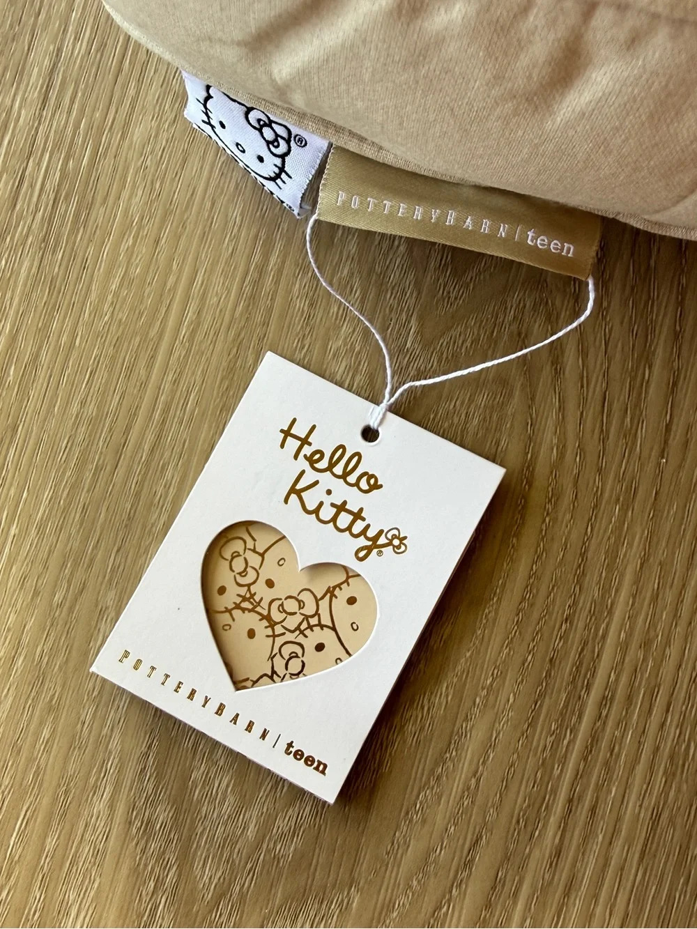 Pottery Barn Teen Hello Kitty Gingerbread Plush Pillow